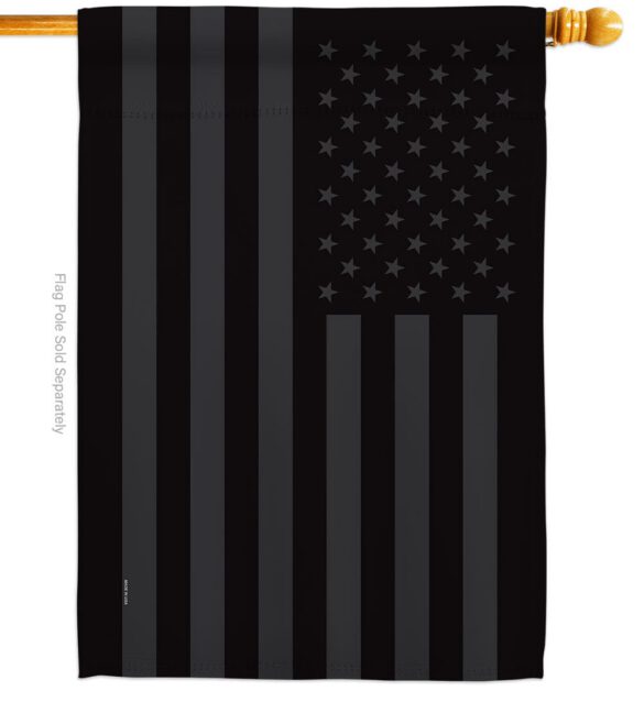 All Black America - Historic Americana Vertical Impressions Decorative Flags HG141188 Made In USA - Image 3