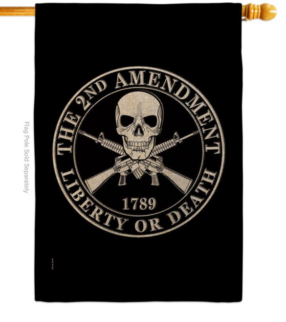 2nd Amendment Liberty - Historic Americana Vertical Impressions Decorative Flags HG170209 Made In USA - Image 15