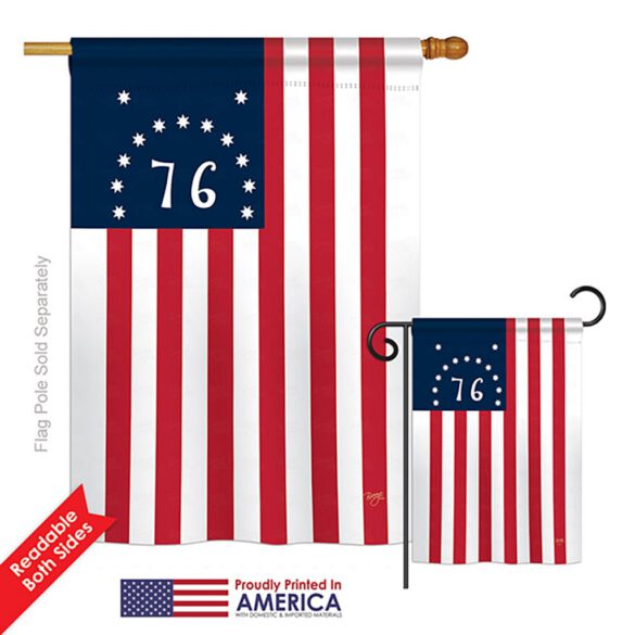 Bennington - Historic Americana Vertical Impressions Decorative Flags HG108233 Printed In USA - Image 6