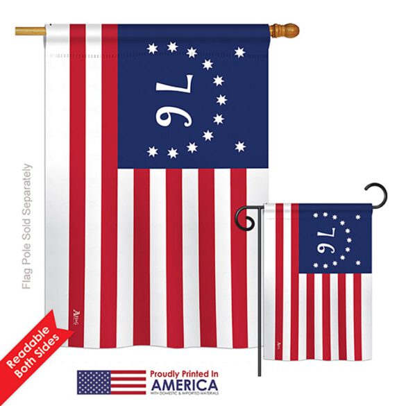 Bennington - Historic Americana Vertical Impressions Decorative Flags HG140703 Printed In USA - Image 6