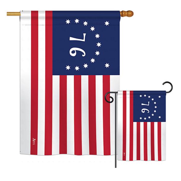 Bennington - Historic Americana Vertical Impressions Decorative Flags HG140703 Printed In USA - Image 3