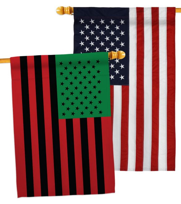 African American - Historic Americana Vertical Impressions Decorative Flags HG140726 Made In USA - Image 16