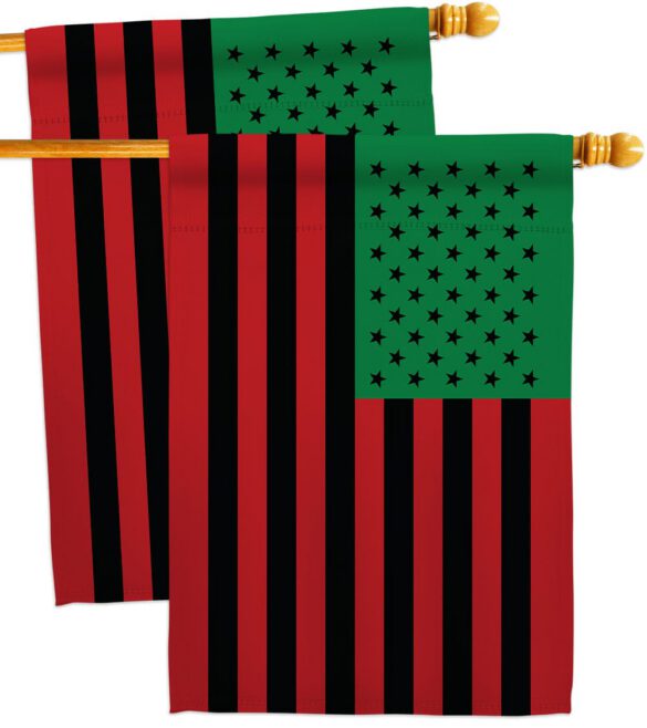 African American - Historic Americana Vertical Impressions Decorative Flags HG140726 Made In USA - Image 13