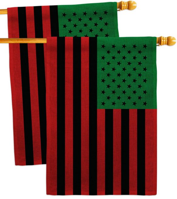 African American - Historic Americana Vertical Impressions Decorative Flags HG140726 Made In USA - Image 32