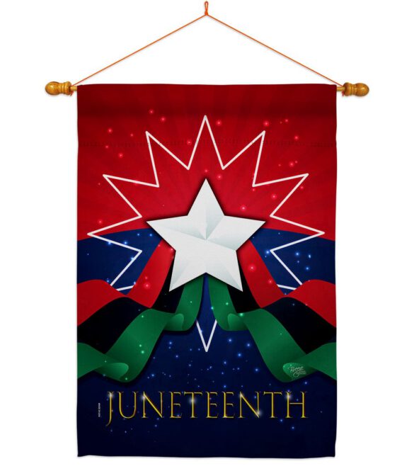 Happy Juneteenth Day - Historic Americana Vertical Impressions Decorative Flags HG108641 Made In USA - Image 10