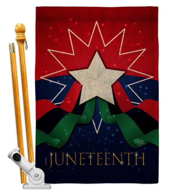 Happy Juneteenth Day - Historic Americana Vertical Impressions Decorative Flags HG108641 Made In USA - Image 15