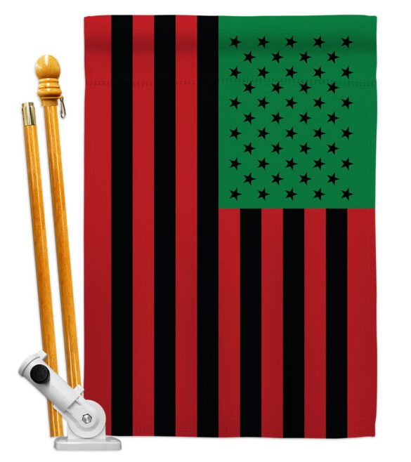 African American - Historic Americana Vertical Impressions Decorative Flags HG140726 Made In USA - Image 6