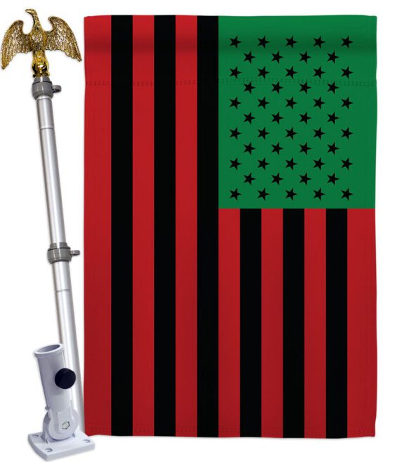 African American - Historic Americana Vertical Impressions Decorative Flags HG140726 Made In USA - Image 19