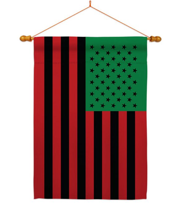 African American - Historic Americana Vertical Impressions Decorative Flags HG140726 Made In USA - Image 20