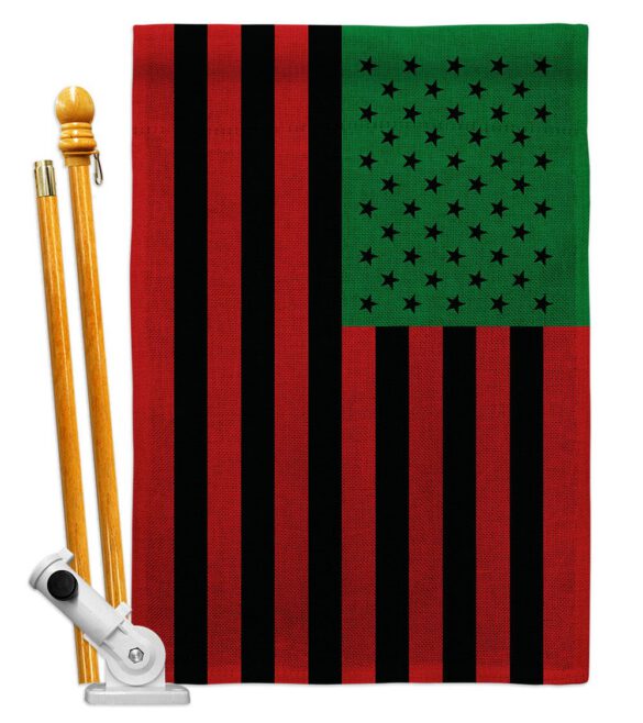 African American - Historic Americana Vertical Impressions Decorative Flags HG140726 Made In USA - Image 25