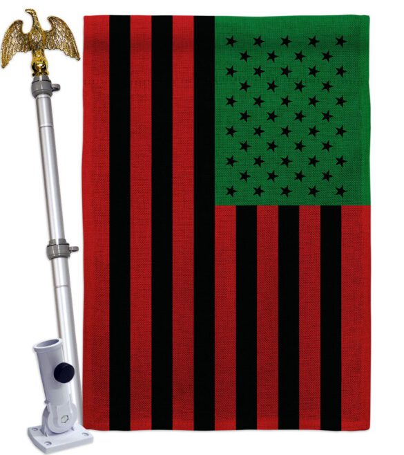 African American - Historic Americana Vertical Impressions Decorative Flags HG140726 Made In USA - Image 38