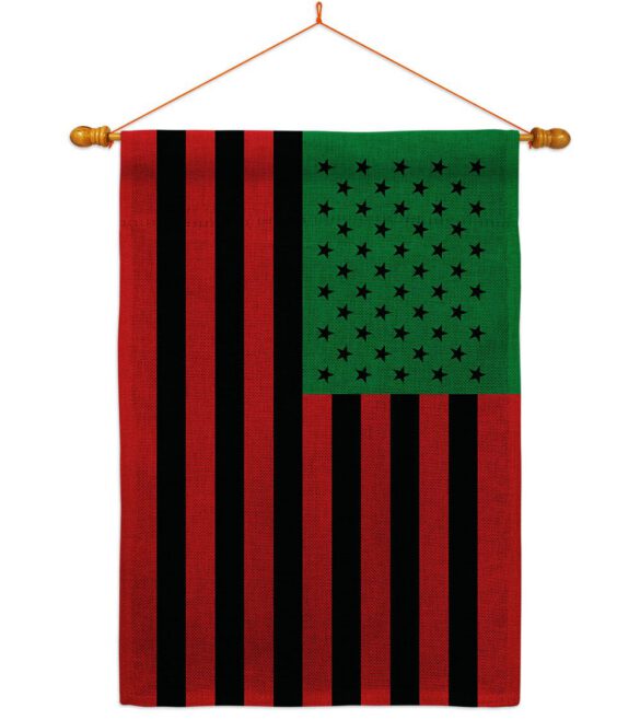 African American - Historic Americana Vertical Impressions Decorative Flags HG140726 Made In USA - Image 39