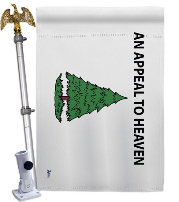 AN Appeal To Heaven - Historic Americana Vertical Impressions Decorative Flags HG140903 Made In USA - Image 10