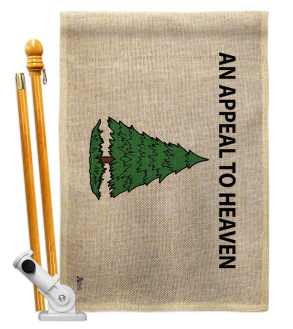AN Appeal To Heaven - Historic Americana Vertical Impressions Decorative Flags HG140903 Made In USA - Image 16