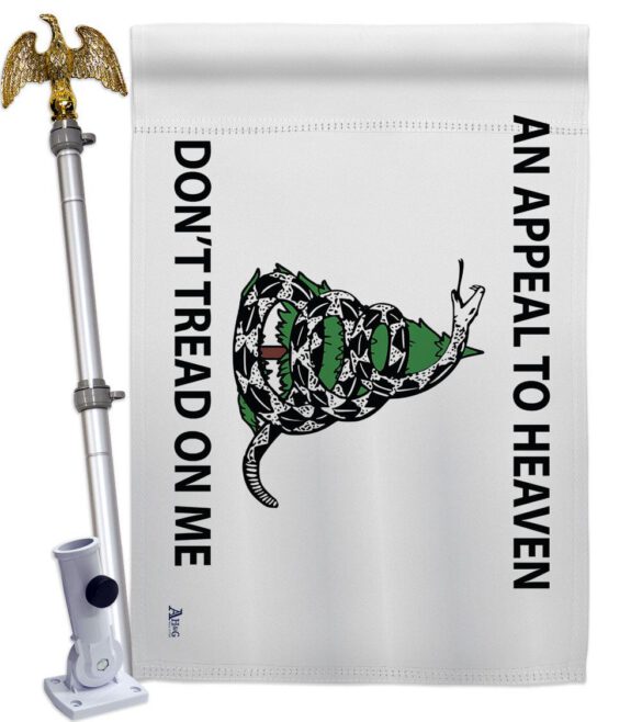 AN Appeal To Heaven Don't Tread On Me - Historic Americana Vertical Impressions Decorative Flags HG140904 Made In USA - Image 10