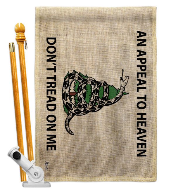 AN Appeal To Heaven Don't Tread On Me - Historic Americana Vertical Impressions Decorative Flags HG140904 Made In USA - Image 16