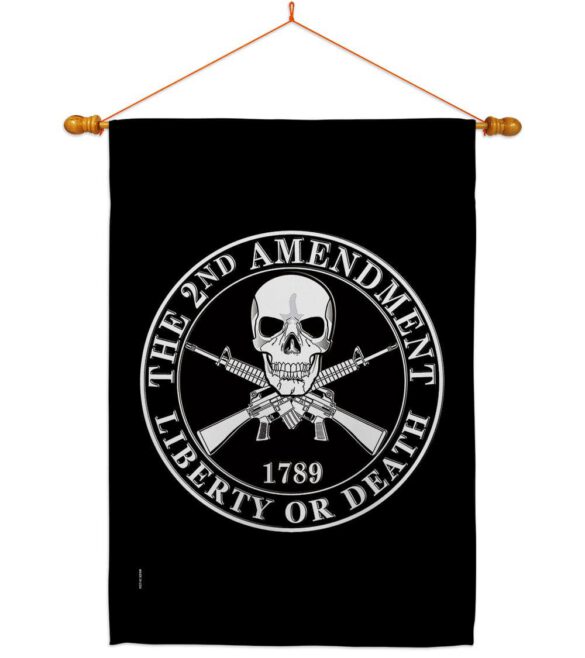 2nd Amendment Liberty - Historic Americana Vertical Impressions Decorative Flags HG170209 Made In USA - Image 13