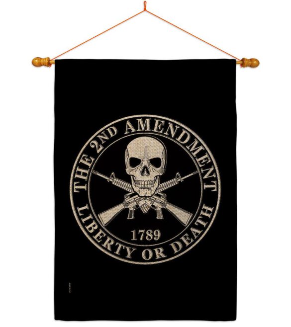 2nd Amendment Liberty - Historic Americana Vertical Impressions Decorative Flags HG170209 Made In USA - Image 25