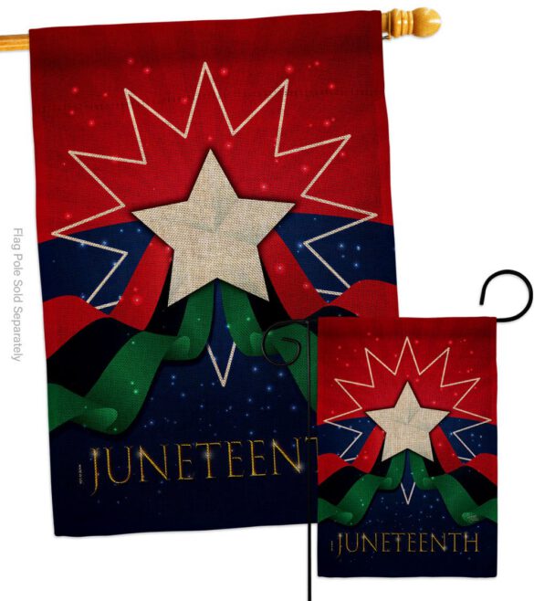 Happy Juneteenth Day - Historic Americana Vertical Impressions Decorative Flags HG108641 Made In USA - Image 13