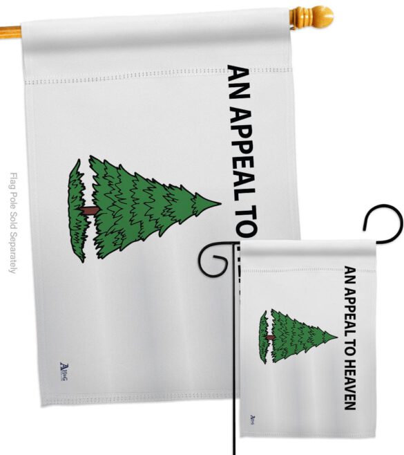AN Appeal To Heaven - Historic Americana Vertical Impressions Decorative Flags HG140903 Made In USA - Image 4