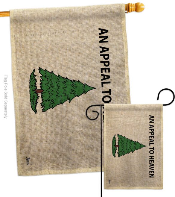 AN Appeal To Heaven - Historic Americana Vertical Impressions Decorative Flags HG140903 Made In USA - Image 14