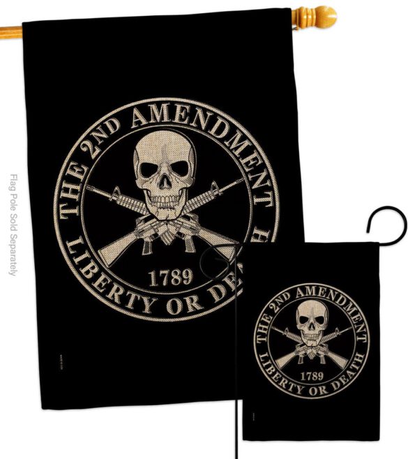 2nd Amendment Liberty - Historic Americana Vertical Impressions Decorative Flags HG170209 Made In USA - Image 16