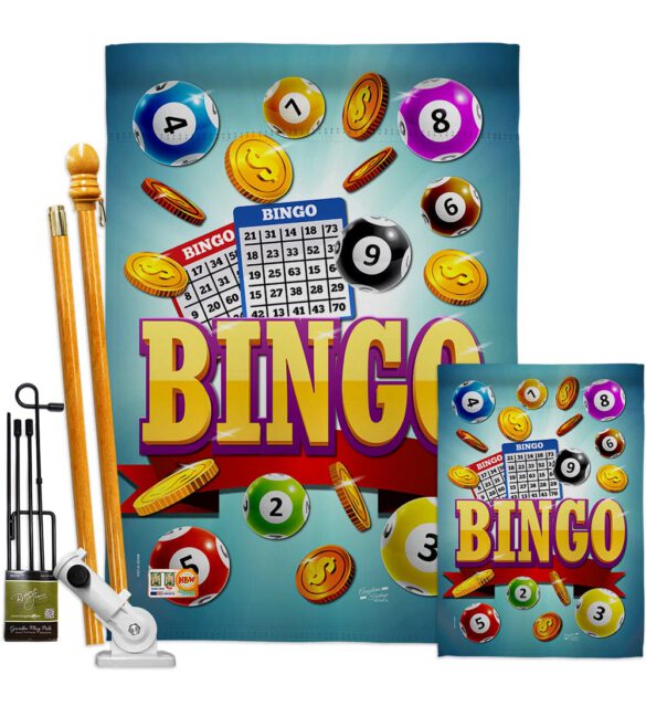 Bingo Win Night - Hobbies Interests Vertical Impressions Decorative Flags HG137088 Made In USA - Image 6