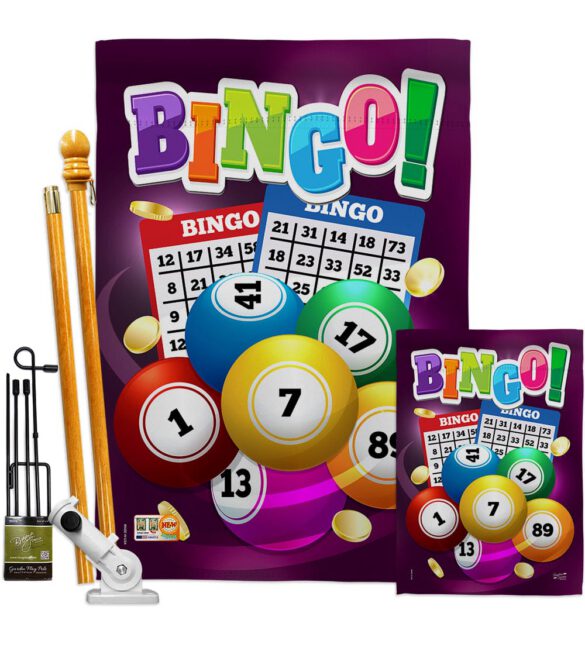Bingo Bingo - Hobbies Interests Vertical Impressions Decorative Flags HG137089 Made In USA - Image 6