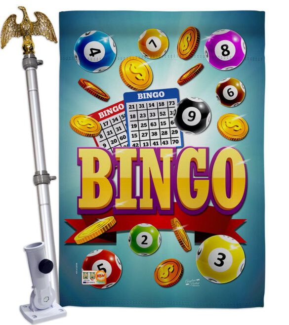 Bingo Win Night - Hobbies Interests Vertical Impressions Decorative Flags HG137088 Made In USA - Image 13