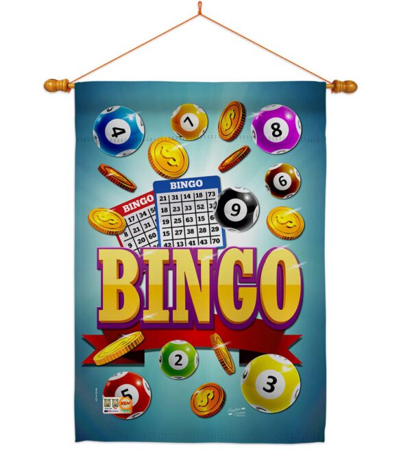 Bingo Win Night - Hobbies Interests Vertical Impressions Decorative Flags HG137088 Made In USA - Image 14