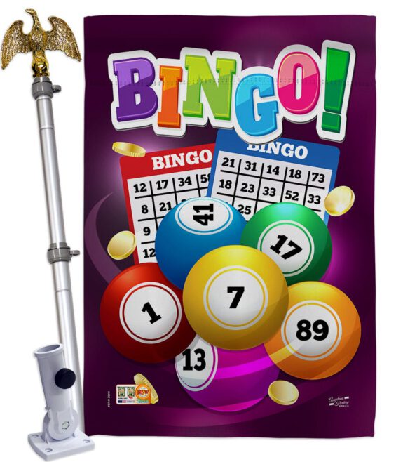 Bingo Bingo - Hobbies Interests Vertical Impressions Decorative Flags HG137089 Made In USA - Image 13