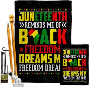House Flag Juneteenth FK190152