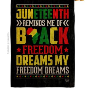 House Flag Juneteenth H190152 B