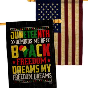 House Flag Juneteenth HP190152AA B