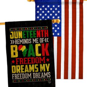 House Flag Juneteenth HP190152AB B