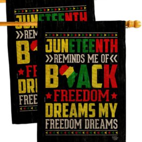 House Flag Juneteenth HP190152AE B