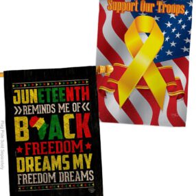 House Flag Juneteenth HP190152AF B