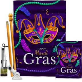 House Flag Mardi Gras FK118013