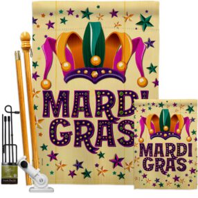 House Flag Mardi Gras FK118014
