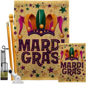 House Flag Mardi Gras FK118014 B