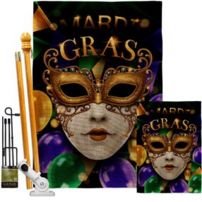 House Flag Mardi Gras FK120008 B