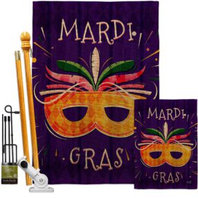 House Flag Mardi Gras FK137361 B