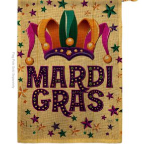 House Flag Mardi Gras H118014 B