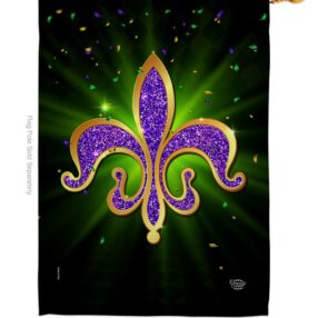 House Flag Mardi Gras H192436