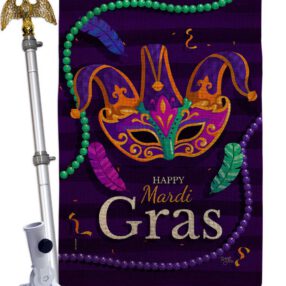 House Flag Mardi Gras HS118013 B 02