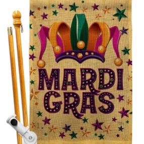 House Flag Mardi Gras HS118014 B