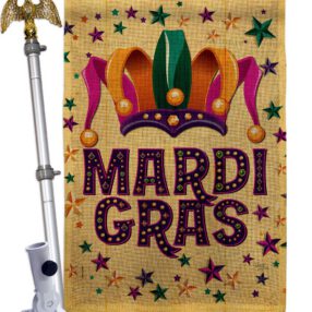 House Flag Mardi Gras HS118014 B 02