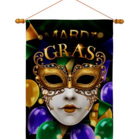 House Flag Mardi Gras HS120008 03