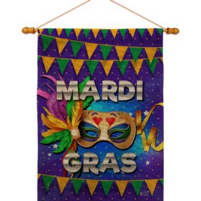 House Flag Mardi Gras HS137347 B 03