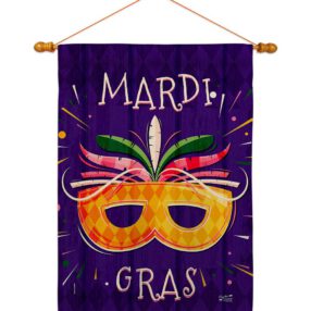 House Flag Mardi Gras HS137361 03